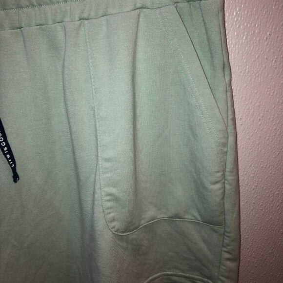 Life Is Good Womens XL Mint Green Sleep Polyester Rayon Shorts Shortie Pajamas - Picture 4 of 8